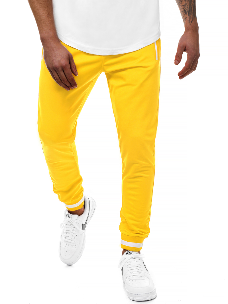 Férfi melegítő nadrág Sárga OZONEE A/2134