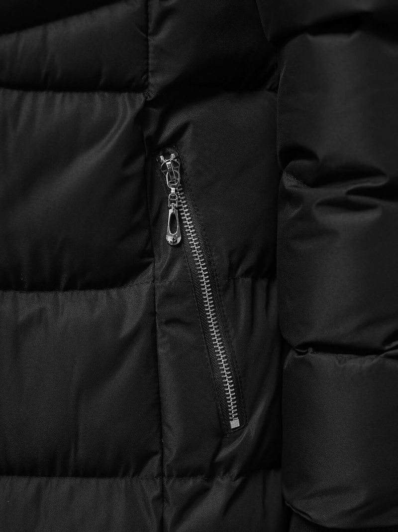 Női téli kabát fekete OZONEE JS/M736/392