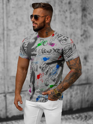 Férfi Póló Szürke OZONEE JS/8T967