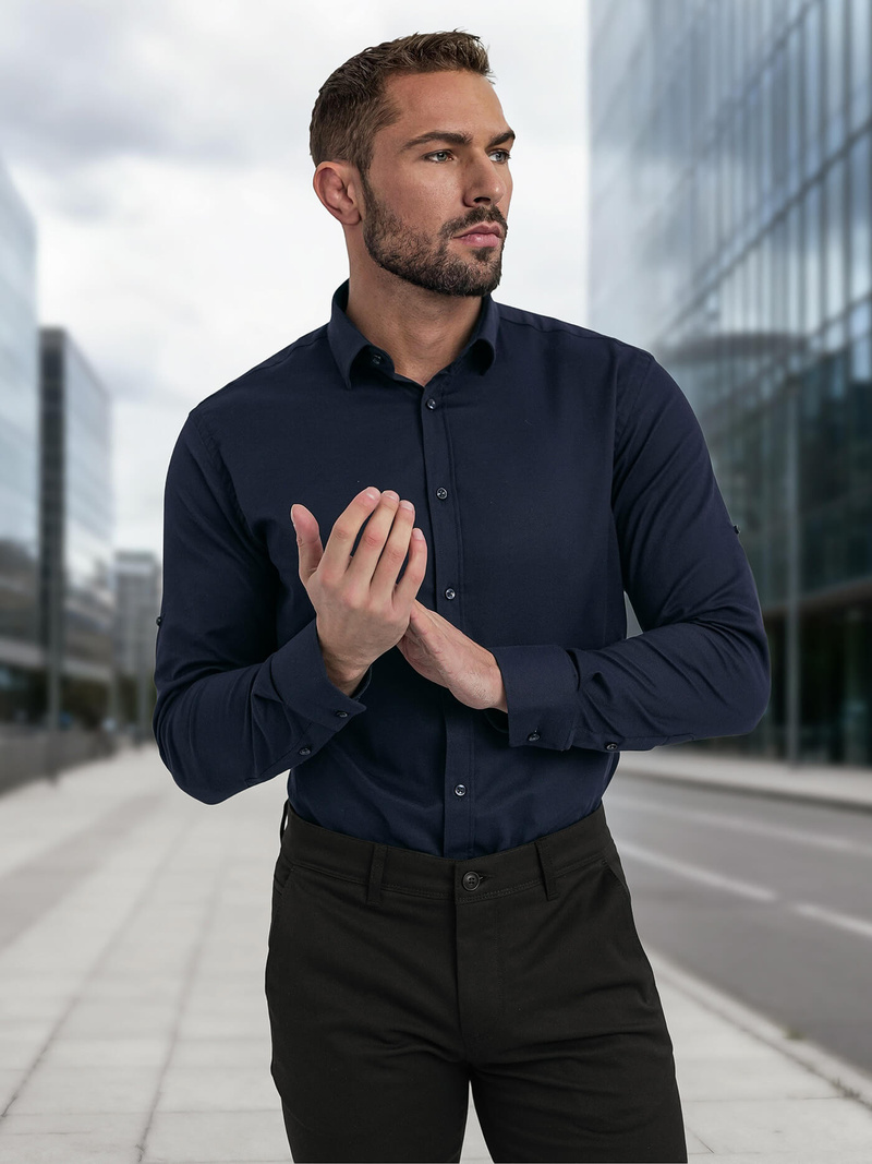 Férfi Ing Gránát OZONEE V/V188