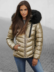 Női téli kabát Arany OZONEE JS/M773/403Z