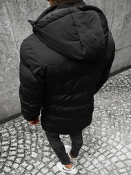 Férfi Steppelt Kabát Fekete OZONEE JS/M2203