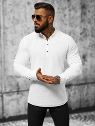 Férfi Ing Fehér OZONEE O/V31