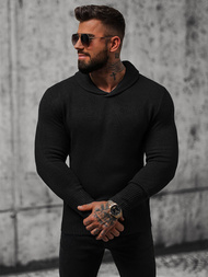 Férfi Pulóver Fekete OZONEE NB/MM6018/4Z