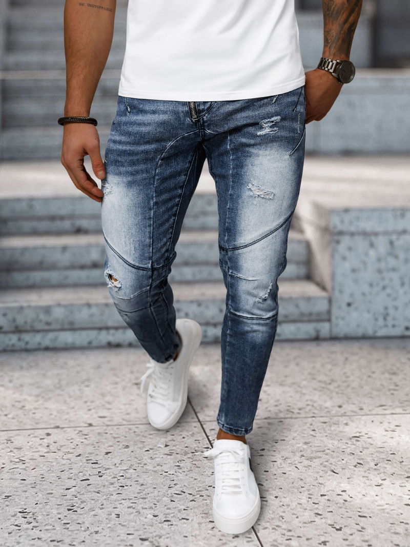 Férfi farmer nadrág kék OZONEE NB/MP0045B