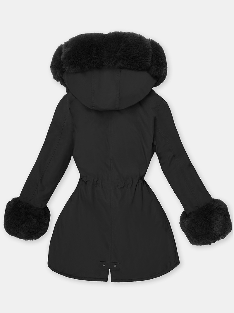 Női téli kabát Fekete OZONEE JS/16M9062/392