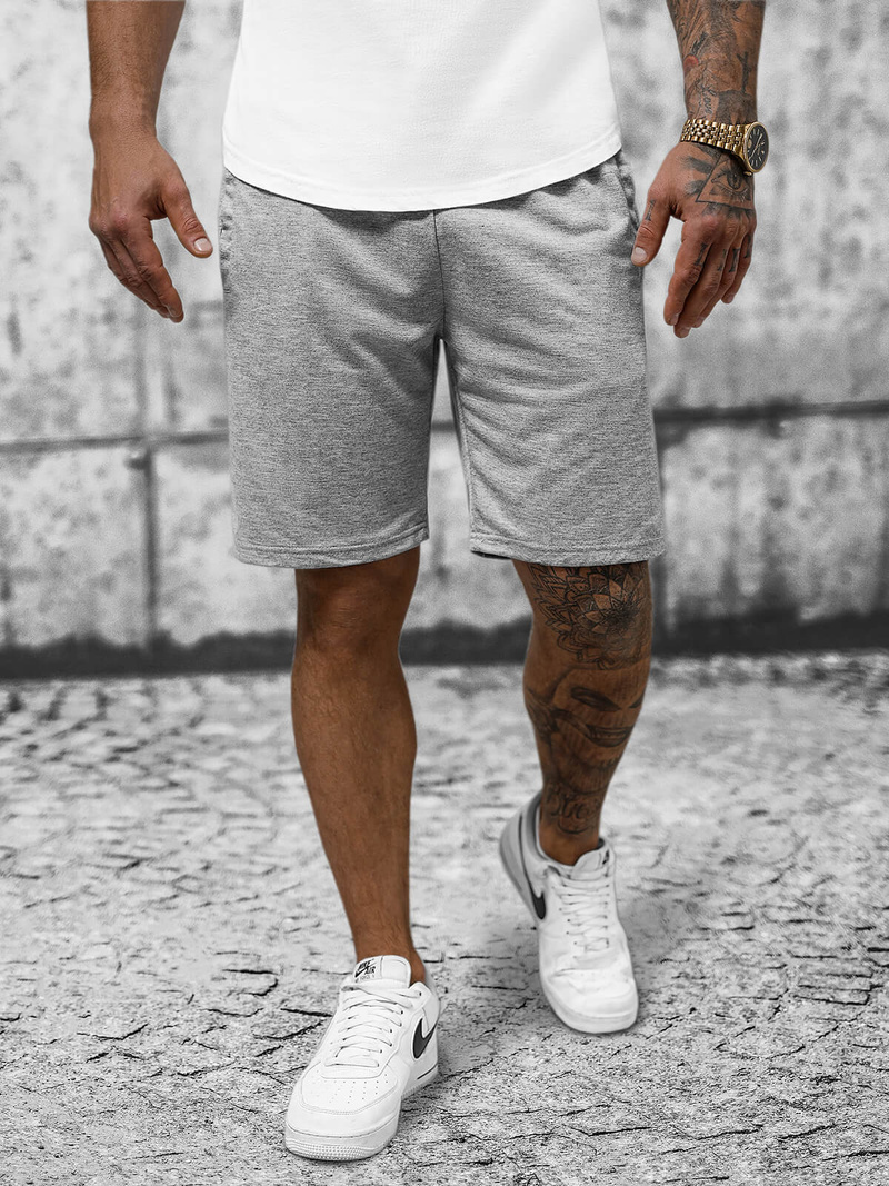 Férfi Rövidnadrág Szürke OZONEE JS/8K100/2Z