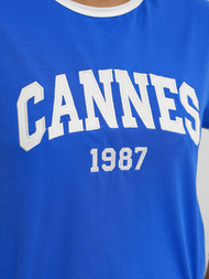 Női polo kék OZONEE JS/R62184