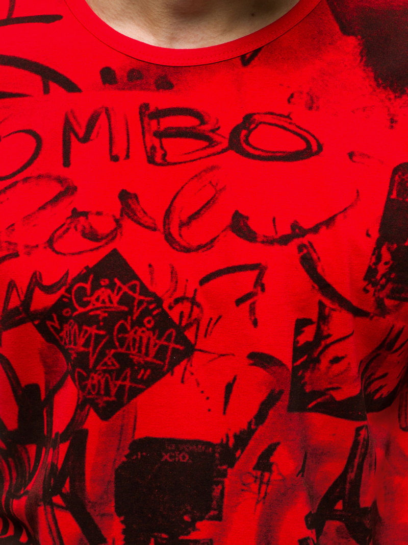 Férfi póló Piros OZONEE JS/KS1987Z