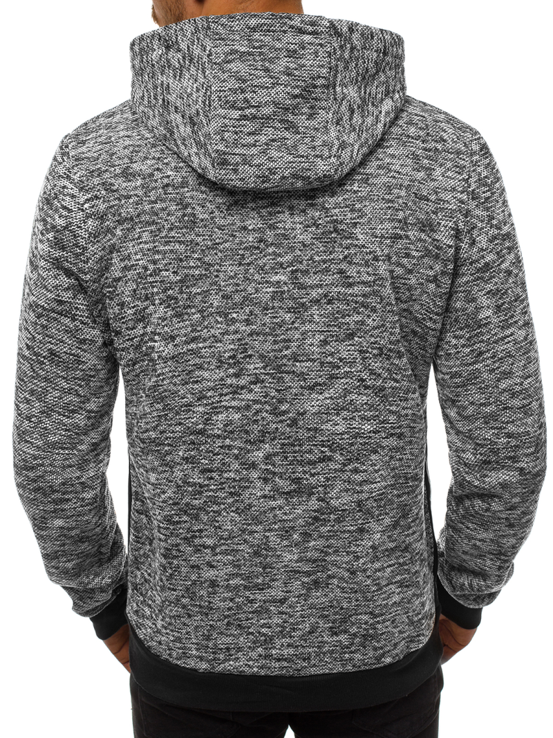 Férfi blúz grafit Szürke OZONEE JS/KS1907Z