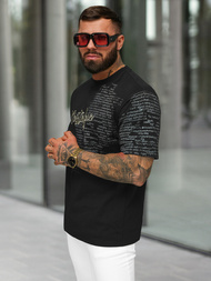 Férfi Póló Fekete OZONEE O/YN2/631