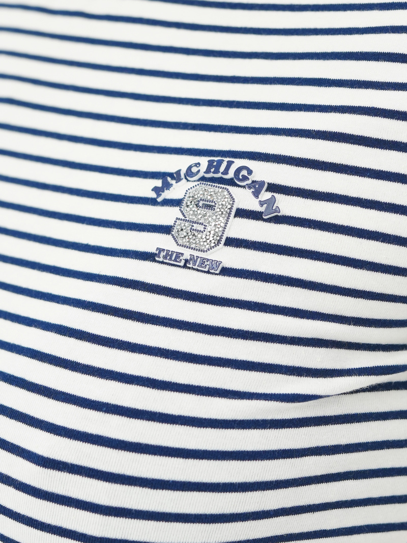 Női polo fehér-gránát OZONEE JS/R61604