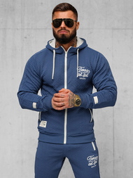 Férfi melegítő együttes indigó OZONEE O/FF5032AB