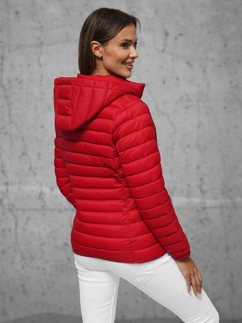 Női Kabát Piros OZONEE JS/16M9101/270