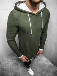 Férfi blúz Sötét-Zöld OZONEE O/1252Z