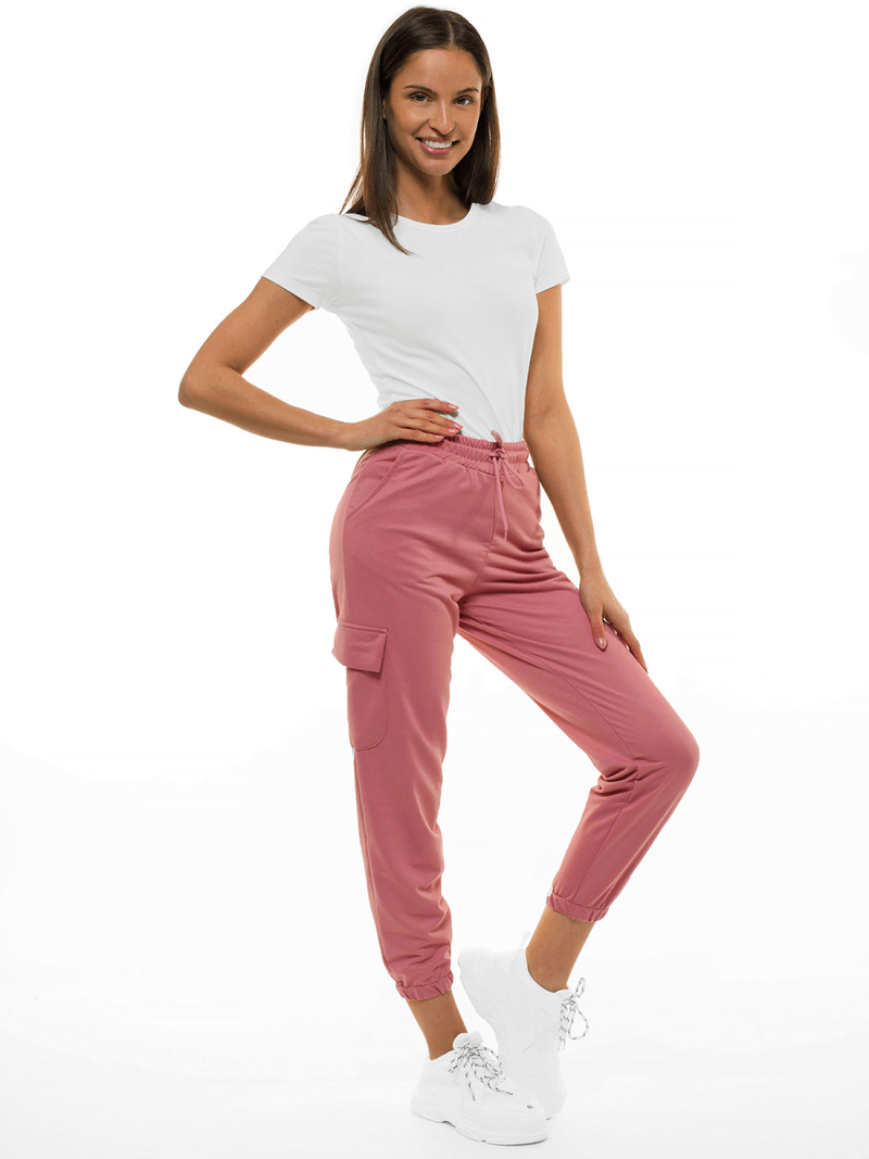 Női melegítőnadrág Rózsaszín OZONEE O/MB2001/21