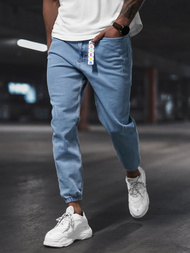 Férfi Nadrág Jogger Kék OZONEE DO/6115/2