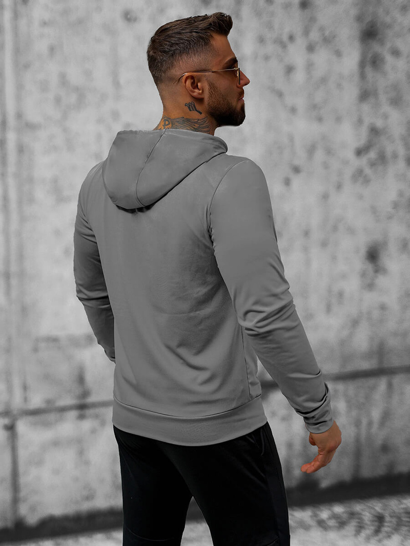 Férfi dzseki Szürke OZONEE JS/M10306