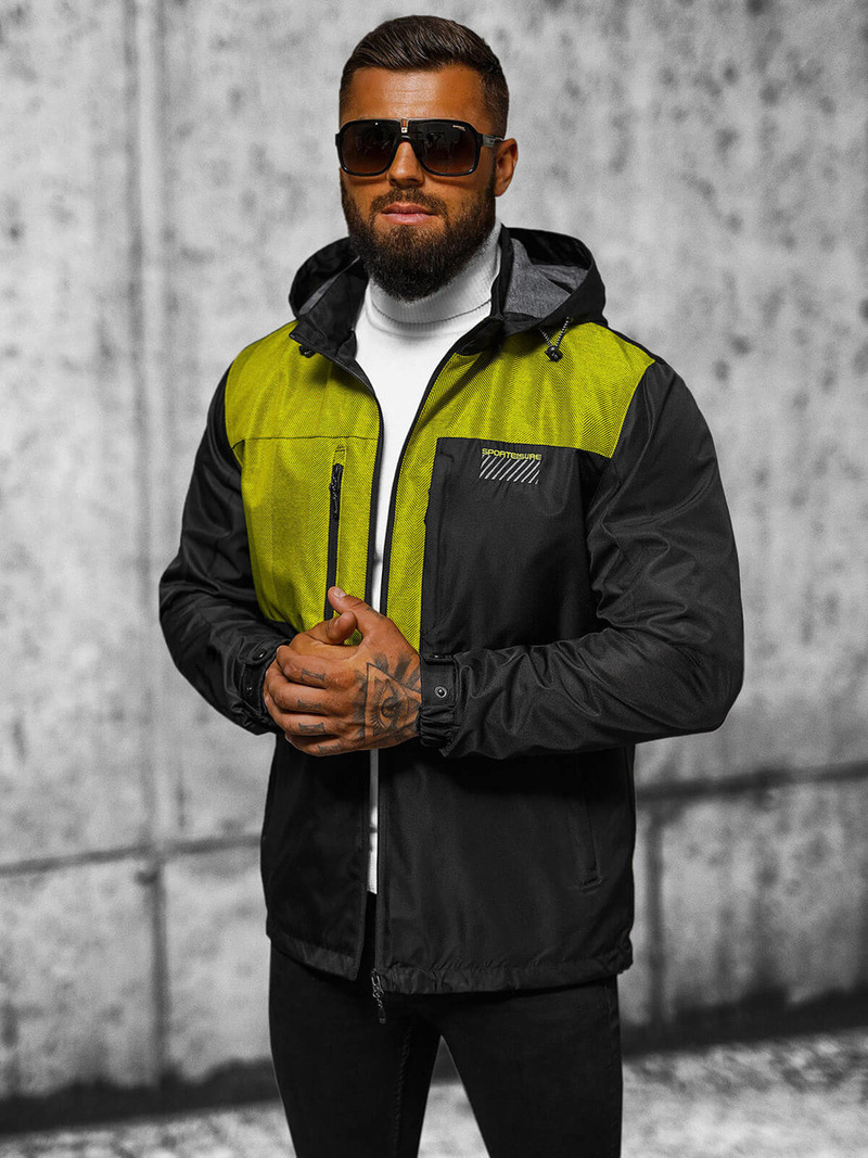 Férfi dzseki fekete OZONEE JS/22M311/392