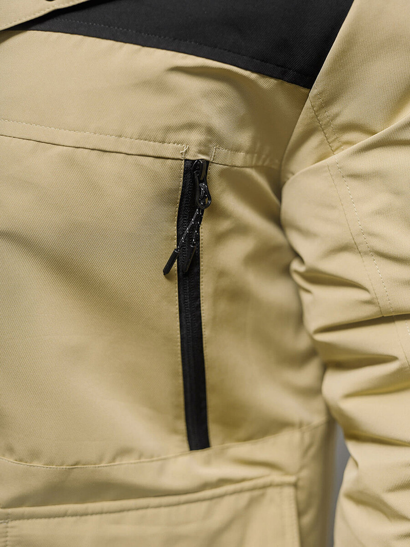 Férfi Steppelt Kabát Bézs OZONEE JS/22M322/62