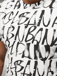 Férfi Póló Fehér OZONEE JS/8T1215/1