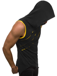 Férfi trikó fekete-sárga OZONEE O/1254Z