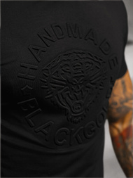 Férfi Póló Fekete OZONEE NB/MT3056Z