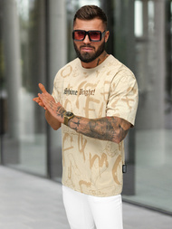 Férfi Póló Bézs OZONEE O/YN2/621