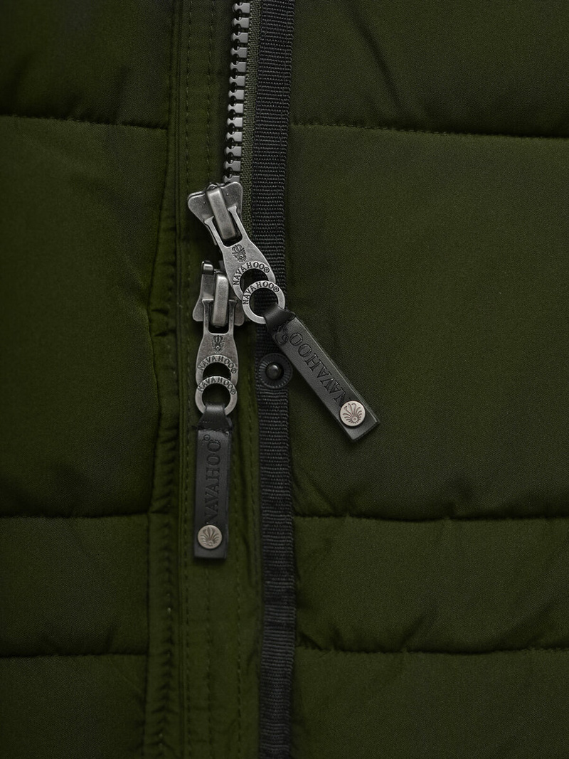 Női téli kabát khaki OZONEE O/W377Z