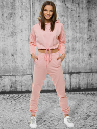 Kétrészes női tréning szett roz Világos-rózsaszín OZONEE O/12108