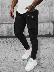 Férfi farmer nadrág fekete OZONEE NB/MP0123N