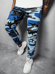 Férfi nadrág jogger kék-fekete OZONEE C/109