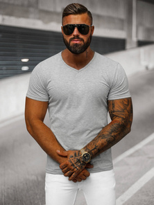 Férfi Póló Szürkés OZONEE JS/712007Z