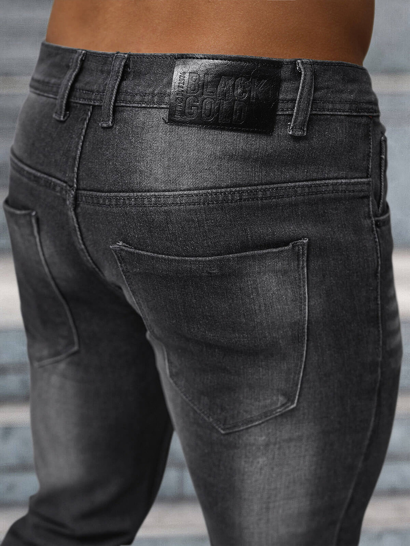 Férfi farmer nadrág grafit OZONEE NB/MP0199GS