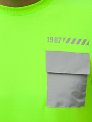 Férfi melegítő felső Zöld neon OZONEE MACH/20373Z