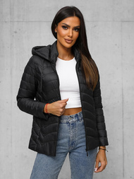 Női kabát fekete OZONEE JS/16M9238/392
