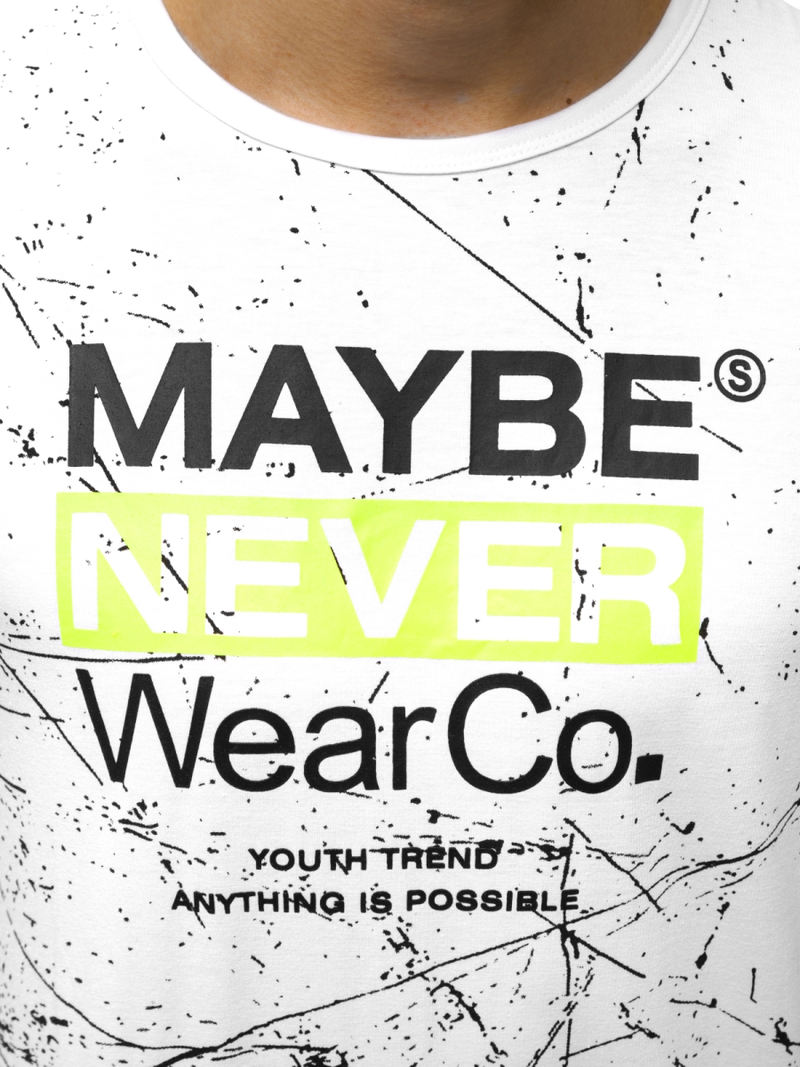 Férfi póló Fehér OZONEE JS/SS10915