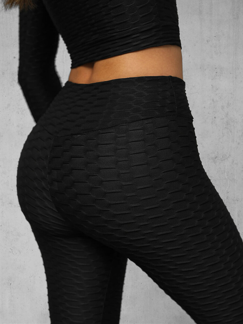 Kétrészes női tréning szett fekete OZONEE O/22060Z