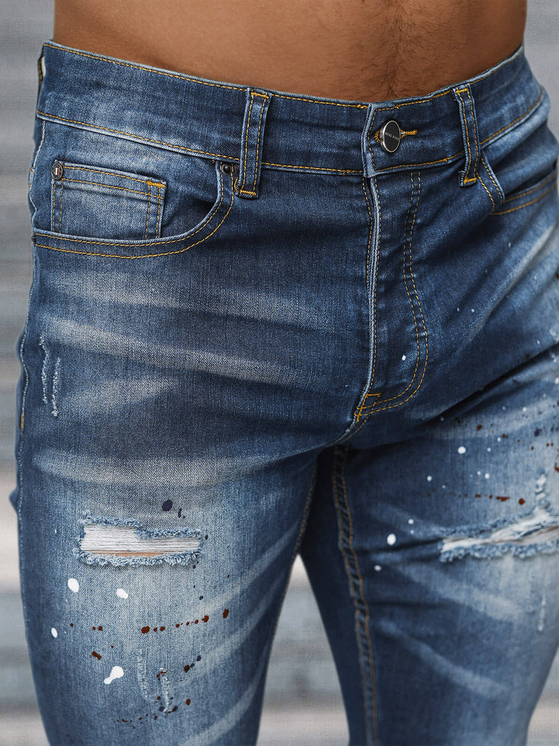 Férfi farmer nadrág sötét-kék OZONEE NB/MP0170BS