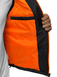 Férfi mellény Fekete OZONEE N/6102