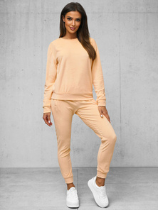 Női Melegítő Szett Velúr Lazac OZONEE O/8C1173/150Z