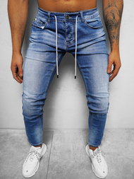 Férfi farmer nadrág világos-kék OZONEE NB/MP0021BC