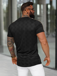 Férfi Póló Fekete OZONEE O/QS11621