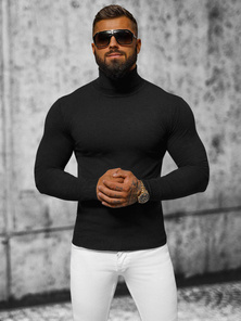 Férfi Pulóver Fekete OZONEE NB/MMB600/4Z