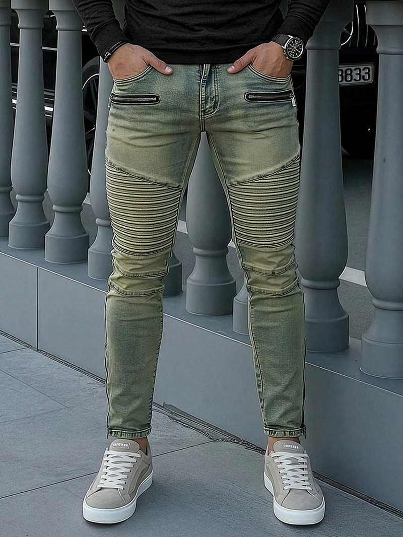 Férfi farmer nadrág kék OZONEE O/EM8951Z