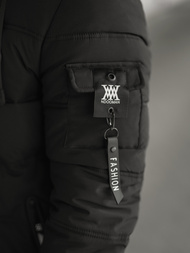 Férfi kabát fekete OZONEE JS/57M7501/392Z