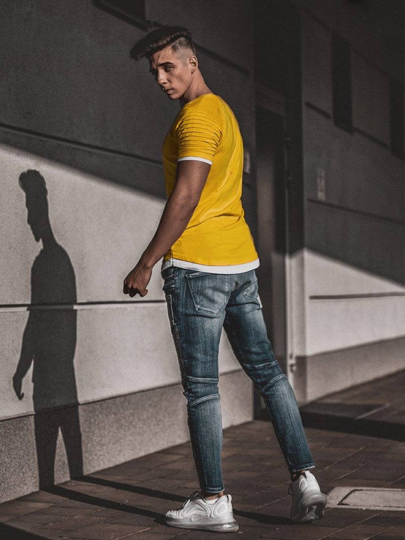 Férfi nadrág Kék OZONEE O/B4925