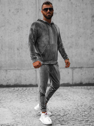 Férfi Melegítő Együttes Szürke OZONEE O/D8160/9157