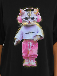 Női polo fekete OZONEE DJ77423