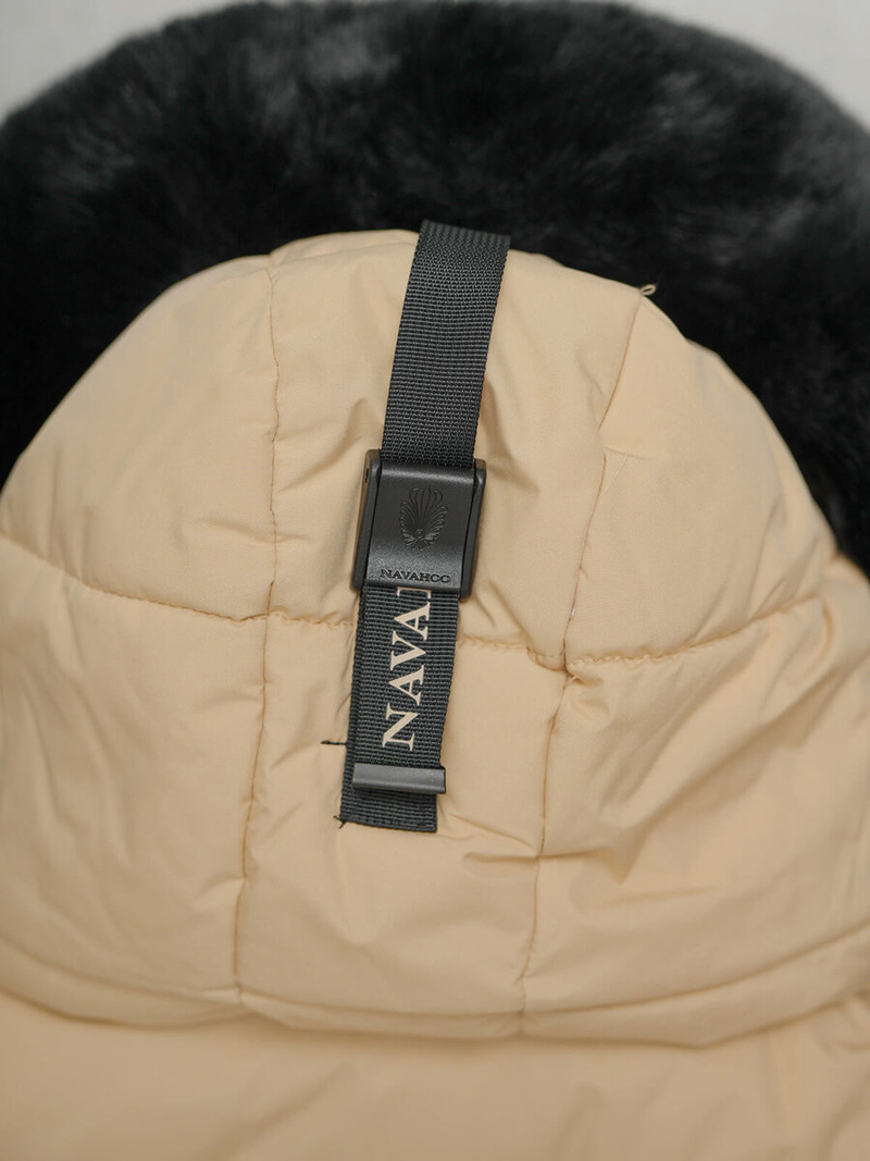 Női téli kabát bézs OZONEE O/W377Z